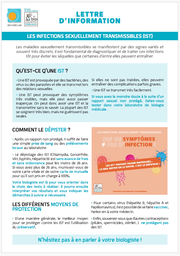 Infections sexuellement transmissibles (IST)